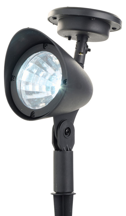 Solcellelampe Spotlight svart 19 cm - Garden®